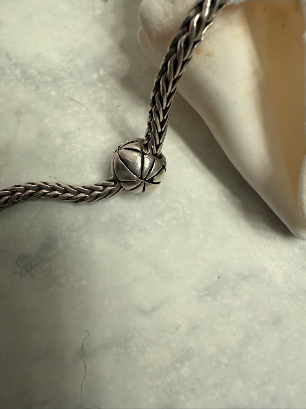 Authentic Trollbeads Retired (2010) Sterling Silver Pétanque Bead #11201
